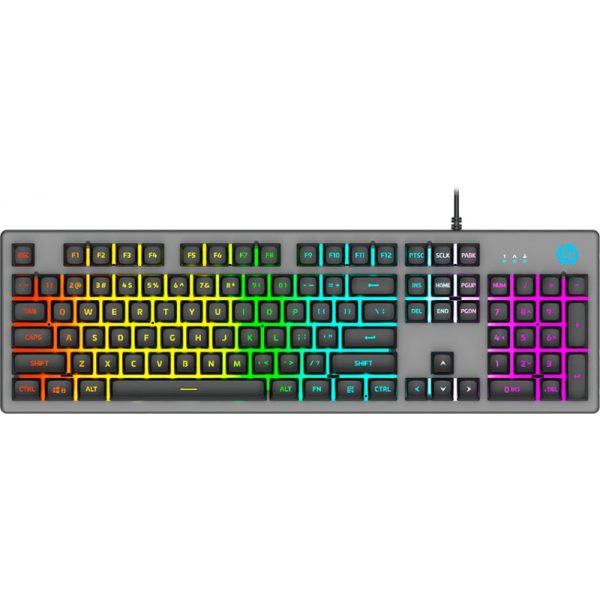 Teclado Gaming HP K500F USB - Preto (Espanhol)