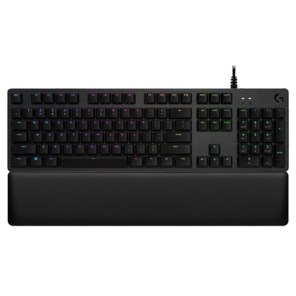 Teclado Gaming Logitech G513 Carbon RGB - Preto (Inglês - Com Fio)