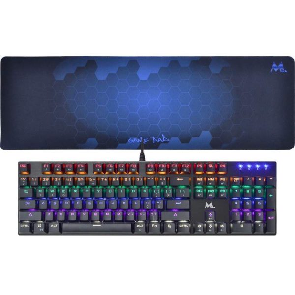 Teclado Gaming Mtek MK52UKA (Português) + Kye pad