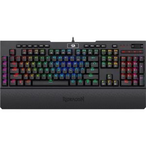 Teclado Gaming Redragon Brahma K586RGB - Preto (Inglês com Fio)