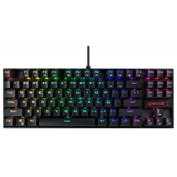 Teclado Gaming Redragon Kumara K552-KR Preto (Espanhol - com Fio)