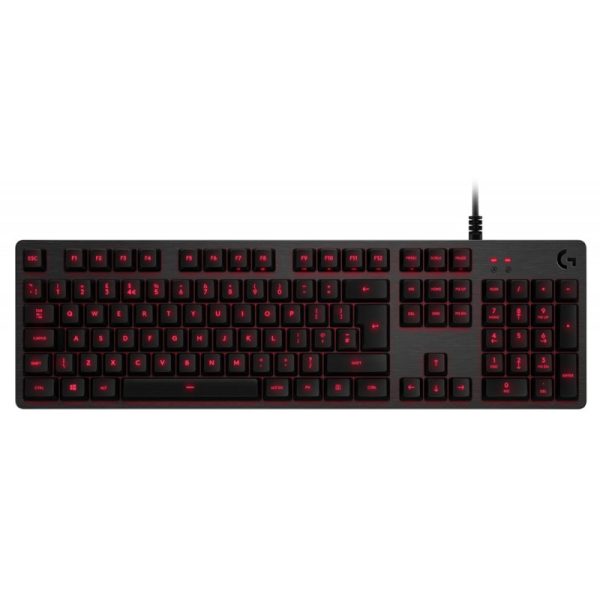 Teclado Logitech G413 Carbon 920-008300 com Fio (Preto-Inglês)