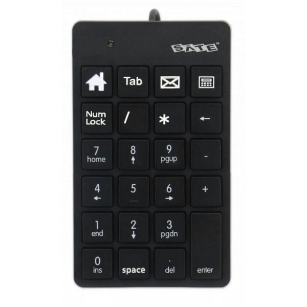 Teclado Numérico Satellite AK-182 USB Preto