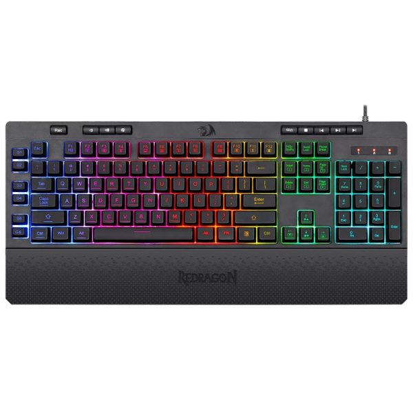 Teclado Redragon Shiva K512RGB (com Cabo) - Inglês