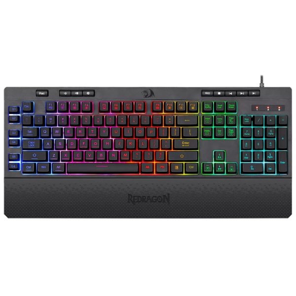 Teclado Redragon Shiva K512RGB (com Cabo) - Inglês