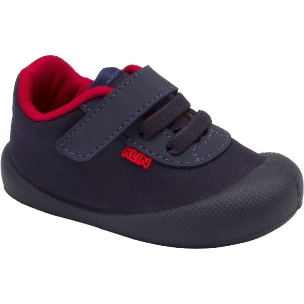 Tênis Infantil KLIN Confort Plus 180 - Azul Marinho/Vermelho