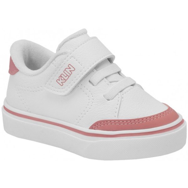 Tênis Infantil KLIN Freestyle 259 - Branco/Rosa