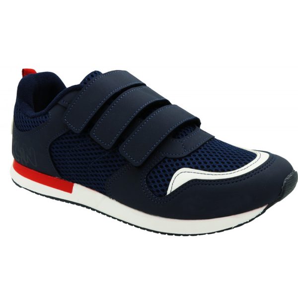 Tênis Infantil KLIN Walk 178 - Azul Marinho/Vermelho