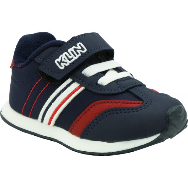 Tênis Infantil KLIN Walk 453 - Branco/Marinho