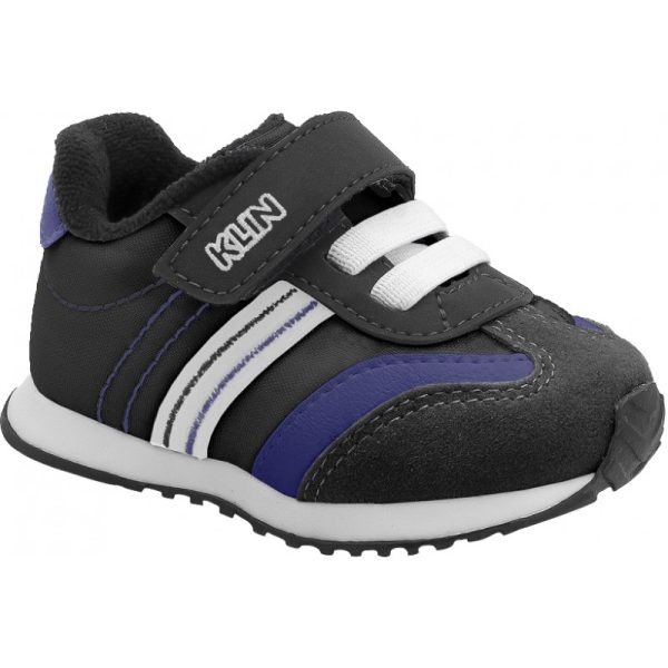 Tênis Infantil KLIN Walk 453 - Preto/Royal