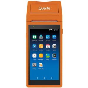 Terminal POS Android com Impressora BT Quanta QTTPA08 - Laranja