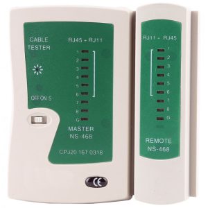 Testador de Cabo de Rede Rj45 HLD CHL- 468 Branco