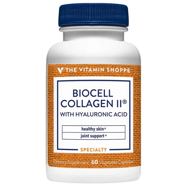 The Vitamin Shoppe Biocell Collagen II (60 Cápsulas Vegetais)