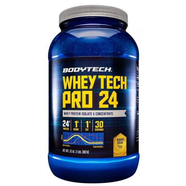 The Vitamin Shoppe Bodytech Whey Tech Pro 24 Banana Crème - 907g