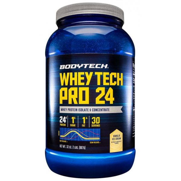 The Vitamin Shoppe Bodytech Whey Tech Pro 24 Vanilla Ice Cream - 907g