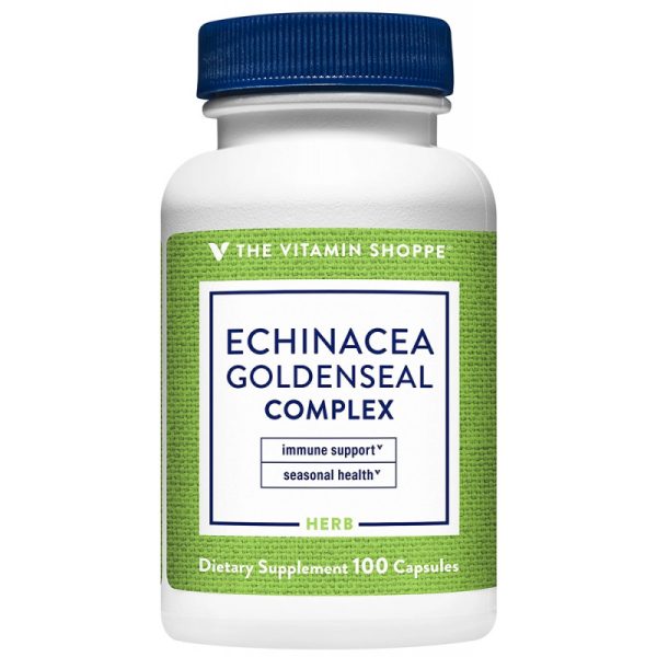 The Vitamin Shoppe Echinacea Goldenseal Complex (100 Cápsulas)