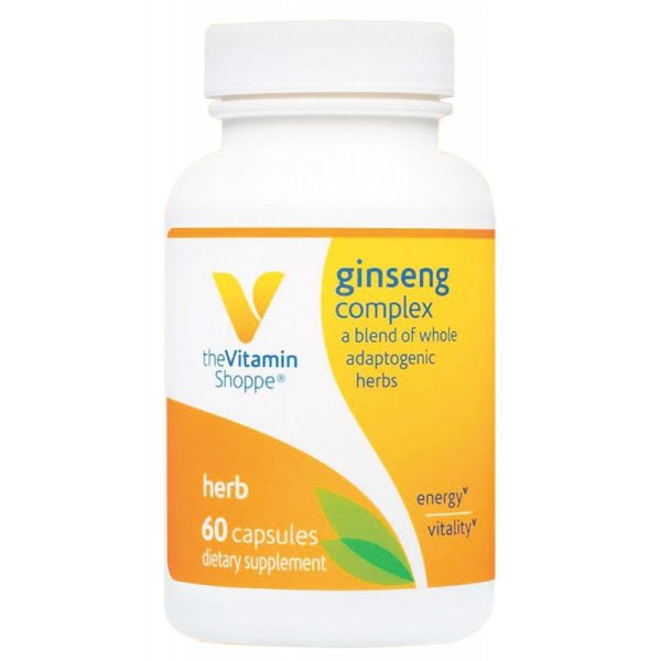 The Vitamin Shoppe Ginseng Complex (60 Cápsulas)