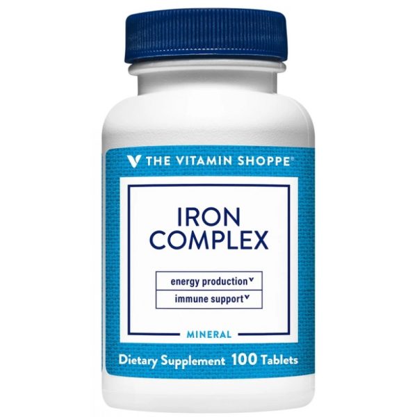 The Vitamin Shoppe Iron Complex (100 Tabletas)