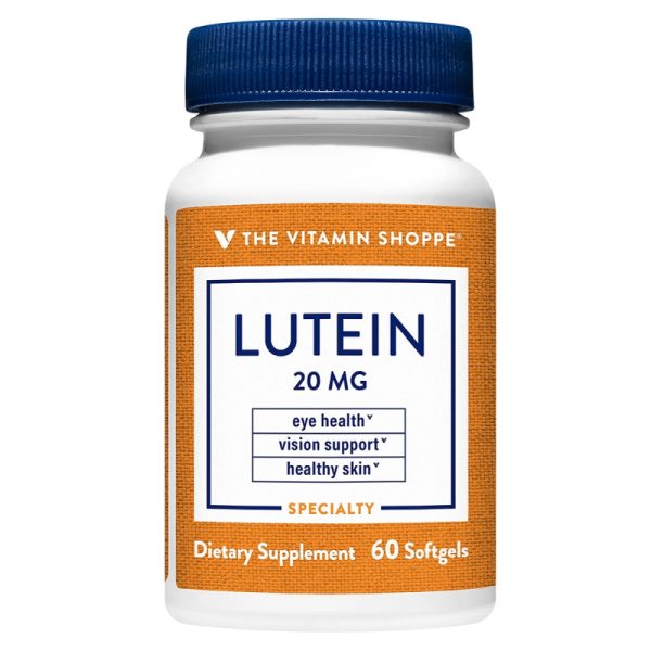 The Vitamin Shoppe Lutein 20MG (60 Cápsulas em Gel)