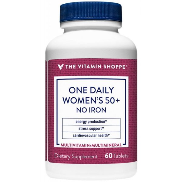 The Vitamin Shoppe One Daily Women's 50+ No Iron (60 Tabletas)