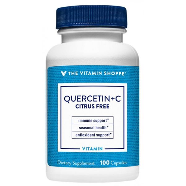 The Vitamin Shoppe Quercetin + C Citrus Free (100 Cápsulas)