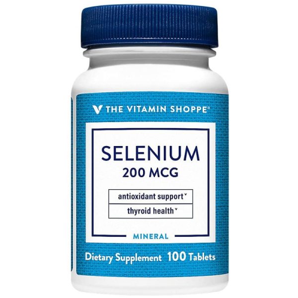 The Vitamin Shoppe Selenium 200MCG (100 Tabletas)
