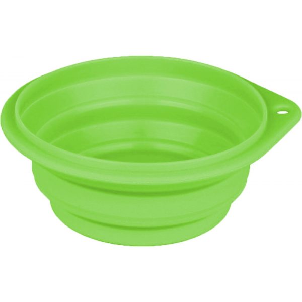 Tigela para Cachorros 2000ml Verde - Pawise Dog Silicon Bowl 11030