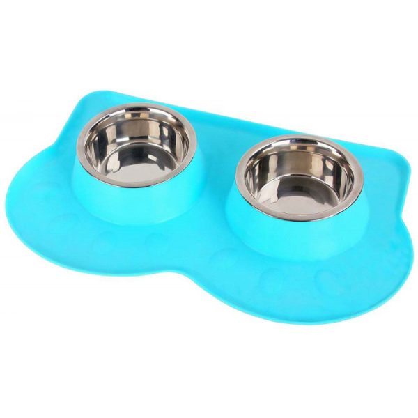 Tigela para Cachorros - Pawise 11056 Double Pet Feeder