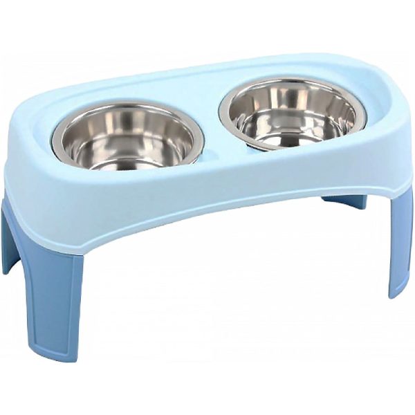 Tigela para Cachorros - Pawise Elevated Double Bowl Feeder 11019