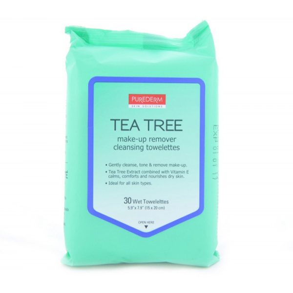 Toallitas Demasquillantes Purederm Tea Tree