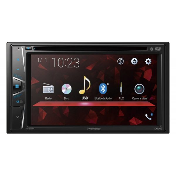 Toca DVD Pioneer AVH-G225BT - USB/AUX/BT/Tela Touch 6.2"