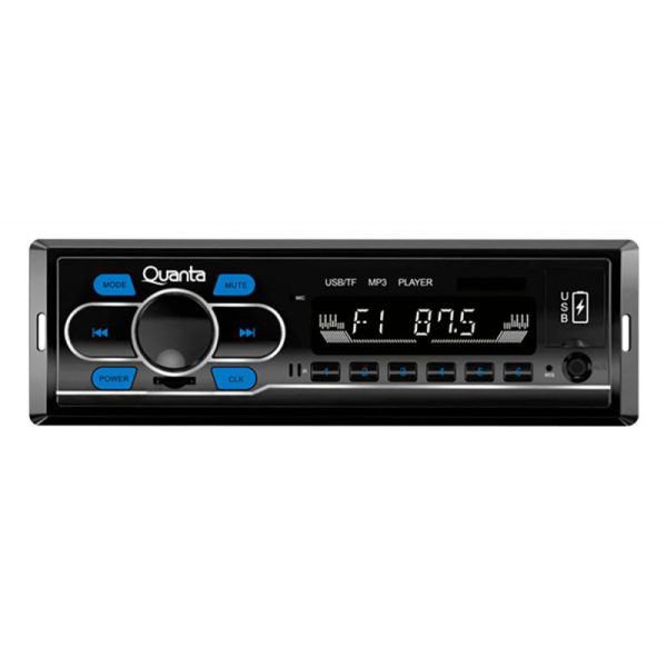 Toca Radio Quanta QTRRA73 Aux/SD/USB/Bluetooth Preto