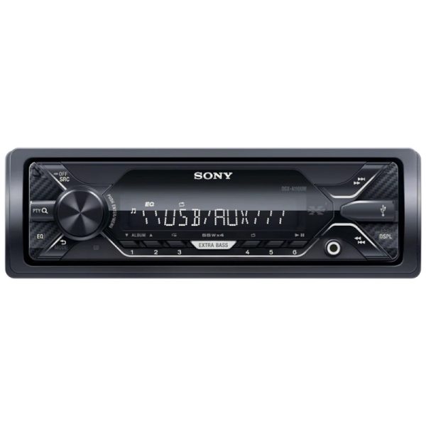 Toca Radio Sony DSX-A110UW FM/USB/AUX - Preto
