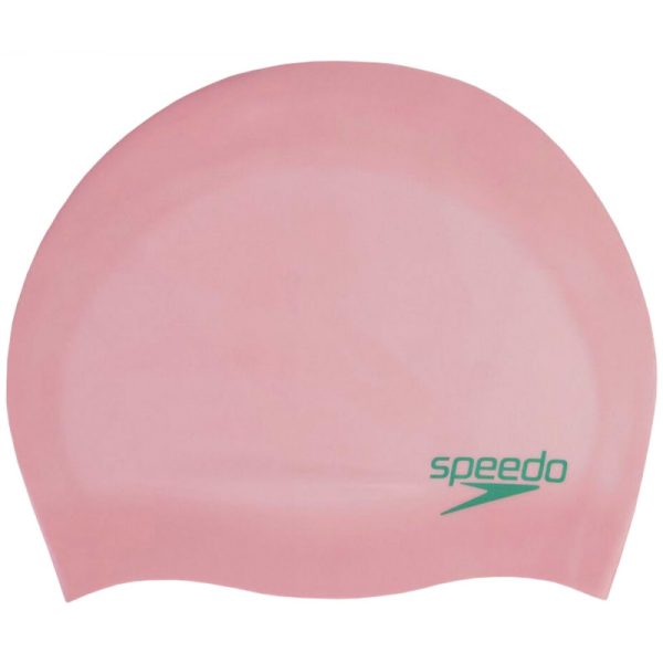 Touca de Natação Speedo Junior 8-70990D695 Plain Moulded Silicone Rosa