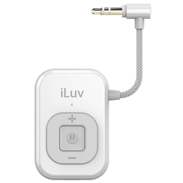 Transmissor de Áudio sem Fio Bluetooth iLuv AirFree I222BTWH Jack 3.5mm Branco