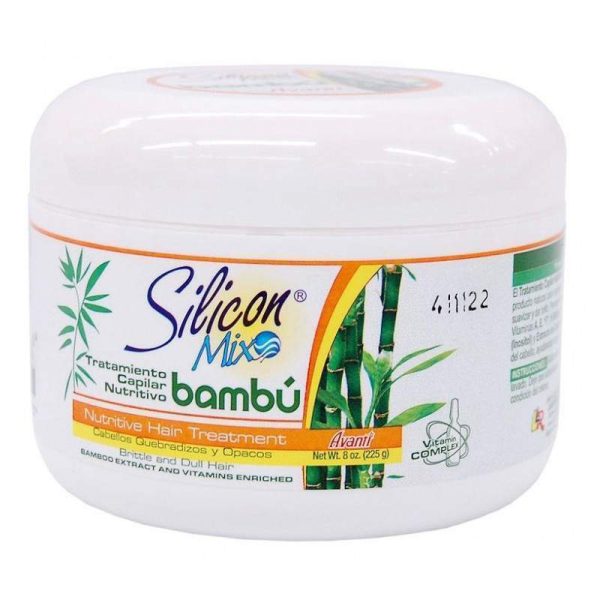 Tratamento Capilar Nutritivo com Bambú Silicon Mix 225g /8oz.