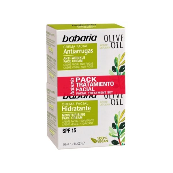 Tratamento Facial Babaria Azeite de Oliva 2 x 1 - 50mL