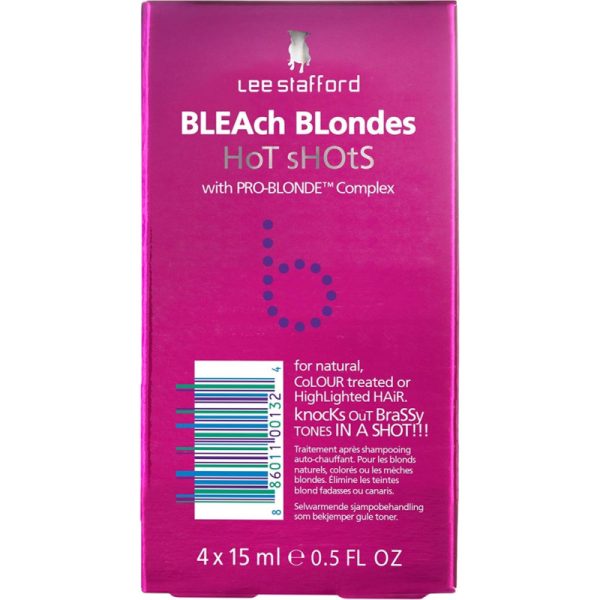 Tratamento Lee Stafford BLEAch BLondes HoT sHOtS - 4x15 mL