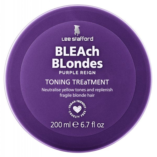 Tratamento para Cabelo Lee Stafford Bleach Blondes Toning Purple Reign - 200mL