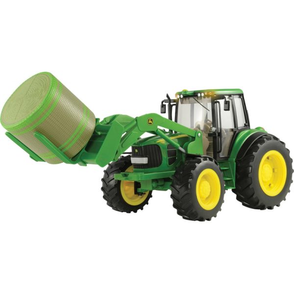 Trator Tomy John Deere With Bale Mover and Round Bale  - LP51314
