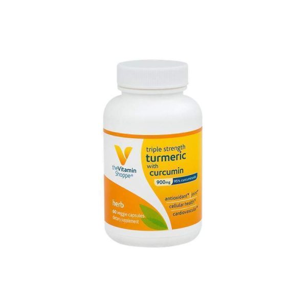 Triple Strength Turmeric Curcumin The Vitamin Shoppe (60 Tabletas)