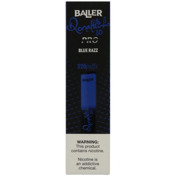 Vape Descartável Baller Pro Ronaldinho10 de 320 Puffs - Blue Razz