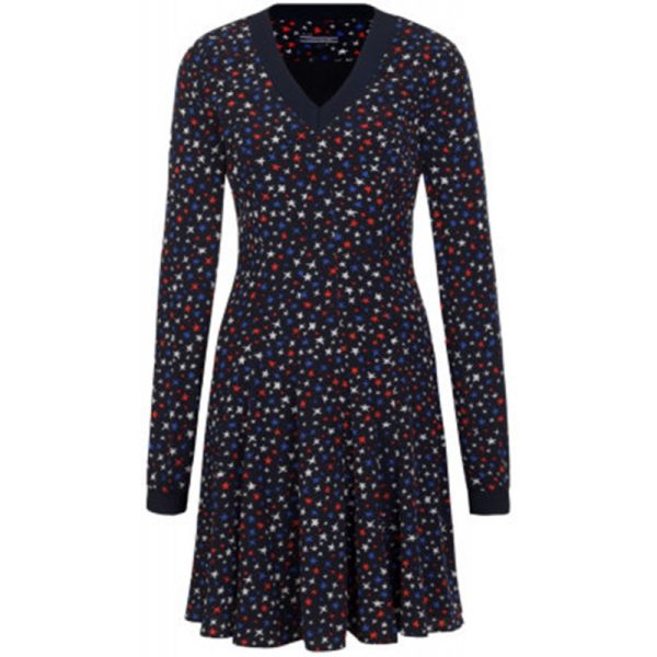 Vestido Tommy Hilfiger Karin Star WW0WW19800 209