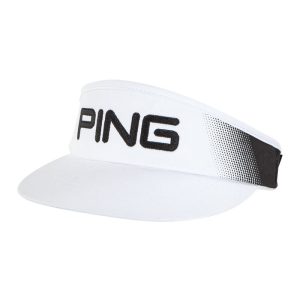Viseira Ping Golf Dot Fade Visor 33405-01 Branca Masculina