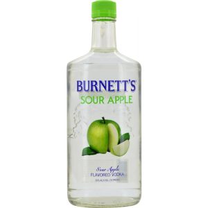 Vodka Burnetts Sour Apple 750mL