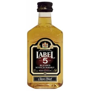 Whisky Label 5 Blended Scotch Classic Black 50mL