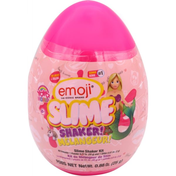 YoYo World Emoji Slime Shaker - Pink